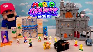 Super Mario Galaxy Mini Figures Bowsers Castle & Gateway Galaxy Playset Line