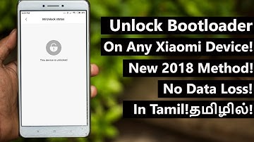 Unlock Bootloader in All Xiaomi Devices!No Data Loss In Tamil!