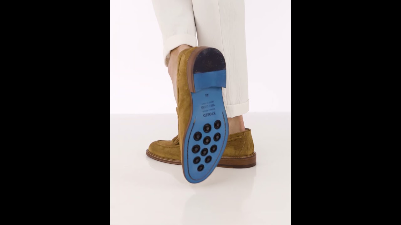 Mens real leather Italian shoes, made in Naples.