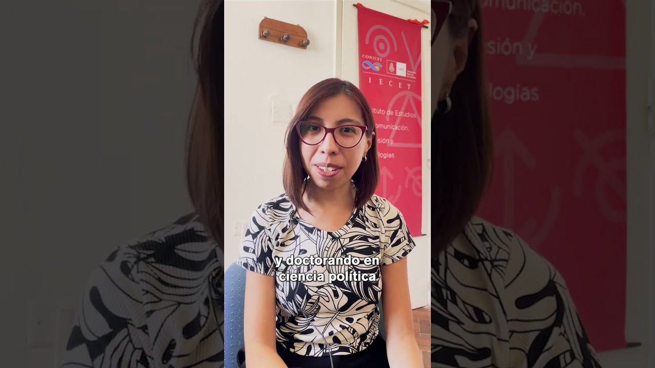 Presentación de Daniela Cinco, nueva becaria del IECET