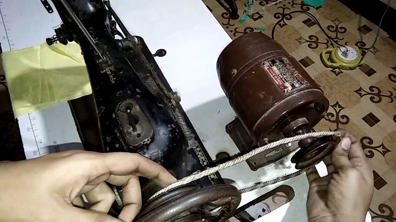 How to operate sewing machine with electric foot pedal YouTube