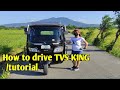 HOW TO DRIVE TVS KING THE EASY WAY | TUTORIAL | FEMALE VERSION | KHEY PULLA | # 27