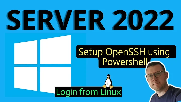 Install OpenSSH on Windows Server 2022 + Open SSH port 22 in windows firewall