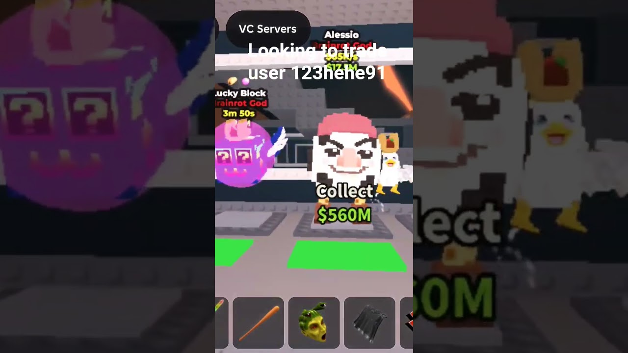 Looking tp trade ur priv server no scam plz