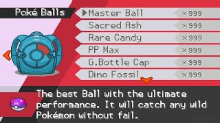 ITEMS CHEAT - POKEMON DARK WORKSHIP 2023