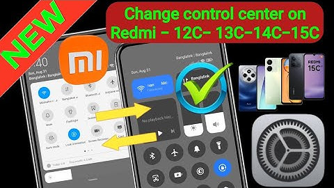 📱How to Change Control Center on Redmi 12C/13C/14C/15C