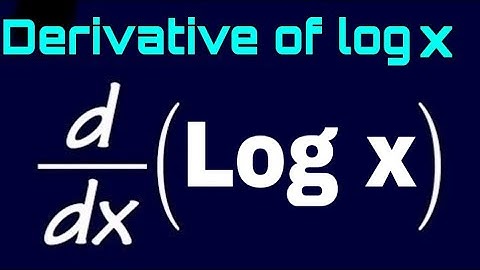 Derivative of logx from first principle in hindi || By:-Technical Plus Education