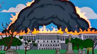 Compilation explosions and fires in The Simpsons