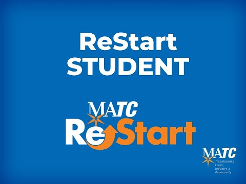 MATC Online Orientation - MATC ReStart Students