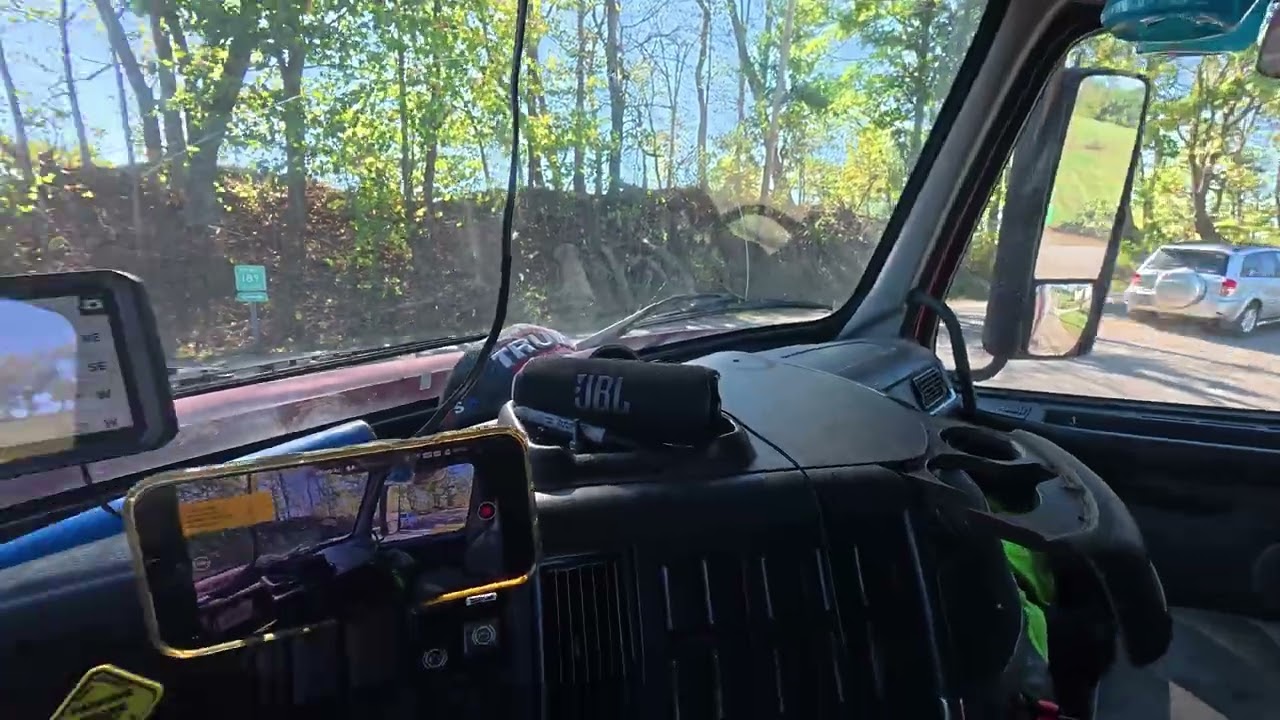 Jak to wyglada z fotela kierowcy ciężarówki cz.1