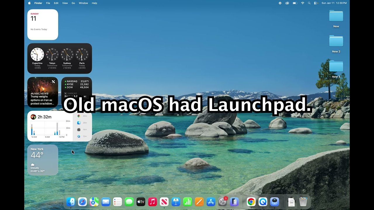 Как увидеть все приложения на MacBook Tahoe 26 в macOS (2 способа)
