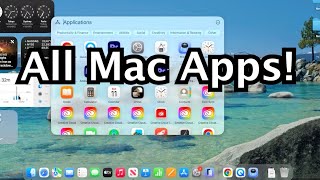 MacBook How to See All Apps in macOS Tahoe 26 (2 Ways)