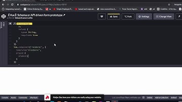 【Vue】Schema or API driven form prototype