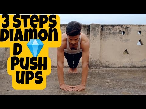 Diamond push ups For Beginners|Proper Form & progression