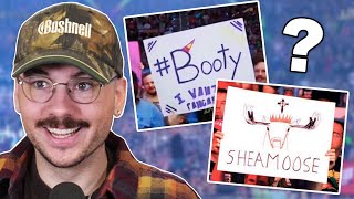 Guess the WWE Wrestler by the CROWD SIGN! by Stache Club Wrestling 39,227 views 2 days ago 13 minutes, 24 seconds