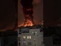 An oil depot in #tehran  is up in flames 🔥🔥#iran #iranwar  #israel #attack