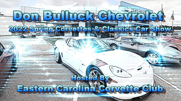 Don bulluck chevrolet car show
