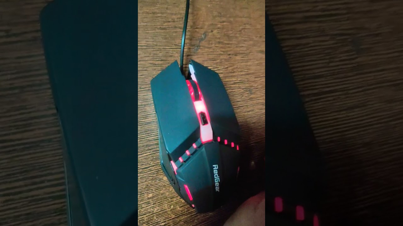 Redgear mouse with rgb lights  just at 300/- order now from amazon