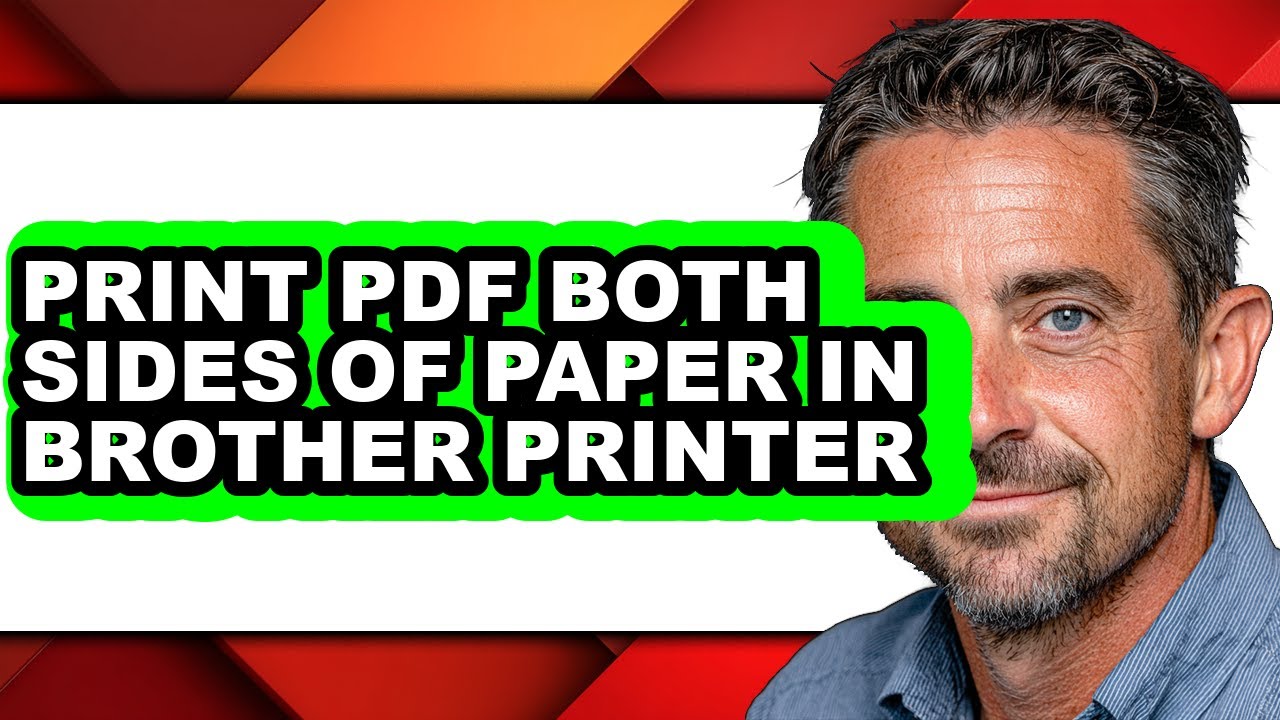 How to Print Pdf Both Sides of Paper in Brother Printer (updated) - YouTube