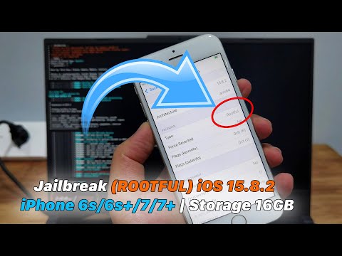 How To Jailbreak (ROOTFUL) iOS 15.8.2 iPhone 6s6s+77+ | Storage 16GB