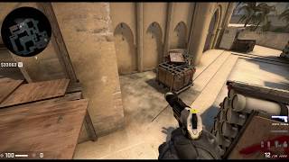 CSGO: Incendiary from Connector to Firebox on Mirage [64/128 Ticks]