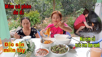 TOÀN MÓN DÂN DÃ,mắm cá phèn trộn đu đủ, đặc sản miền tây#85