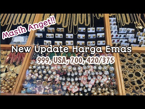HARGA EMAS 24 Karat 2021 | Masih Stabil || NEW Update Harga Emas Perhiasan 999 700 & 375 | September