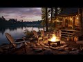 Forest River Sanctuary: Cozy Crackling Fire Sounds for Deep Sleep and Relaxation 🌿🔥