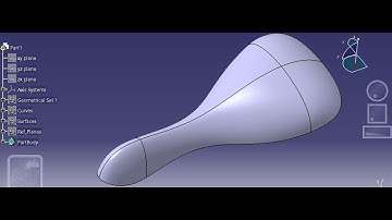 Design of bicycle seat/Saddle in CATIA with generative shape Design I Surfacing