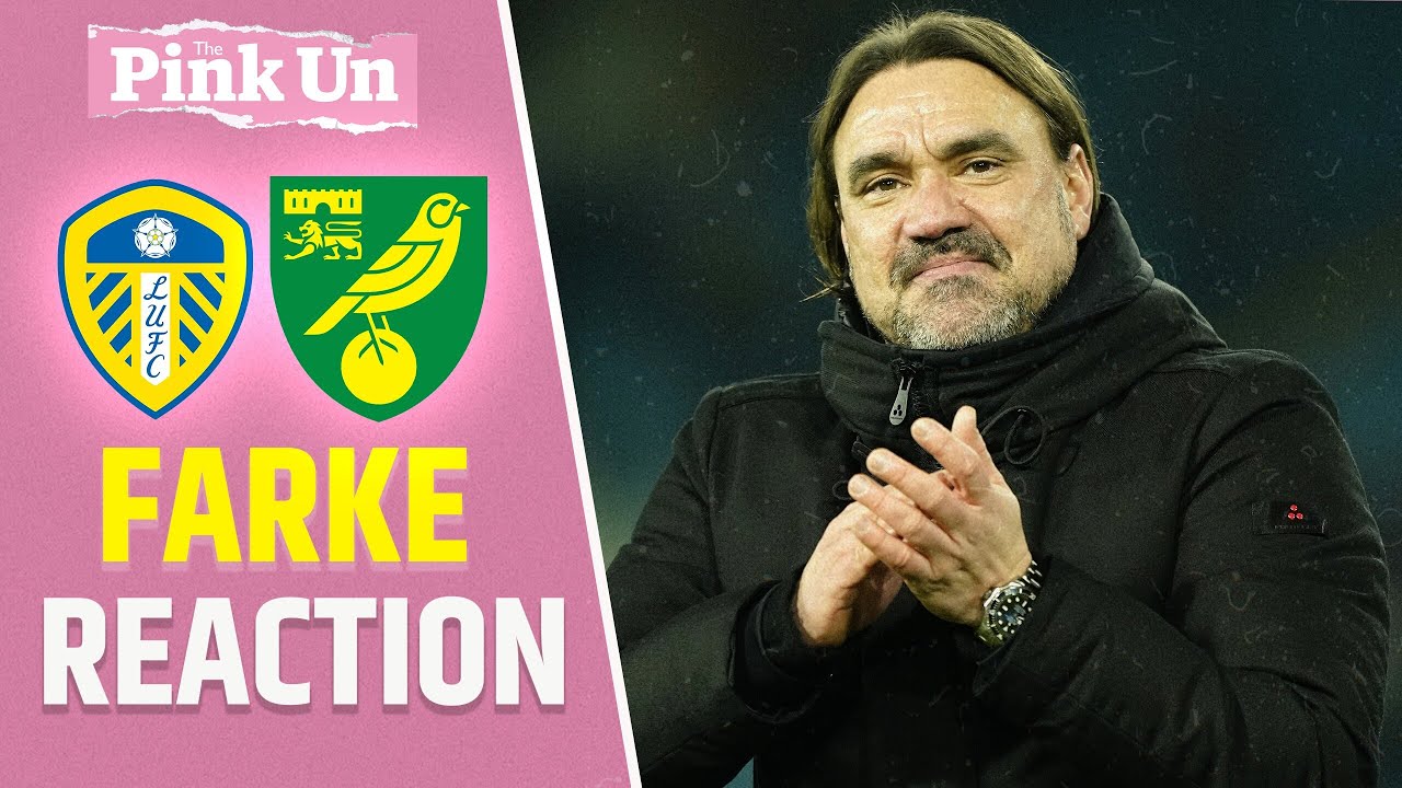 Daniel Farke Reaction | Leeds United 2-0 Norwich City | The Pink Un ...