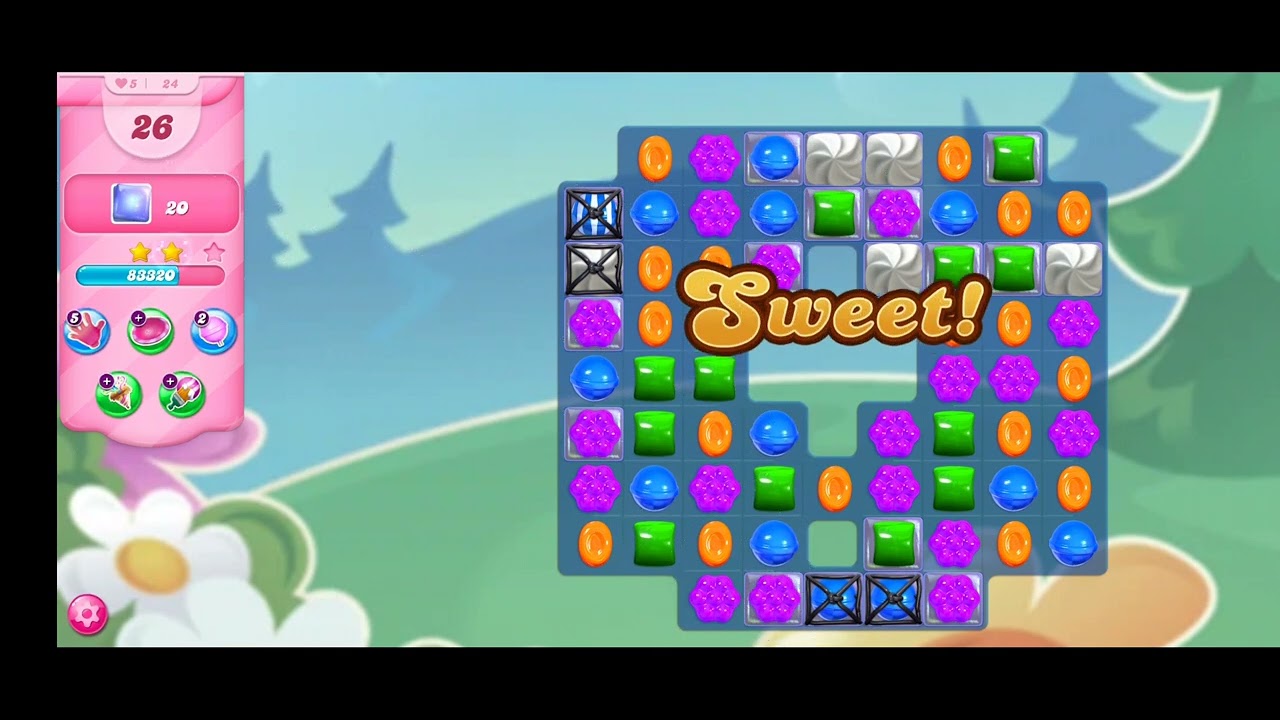 Candy Crush Saga Level 24 Candy Crush Game Video Gameplay Walkthrough