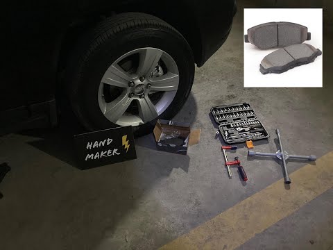 ხუნდების შეცვლა ჯიპზე / How to change Front Brakes / jeep compass / Как заменить тормозные колодки⚡️