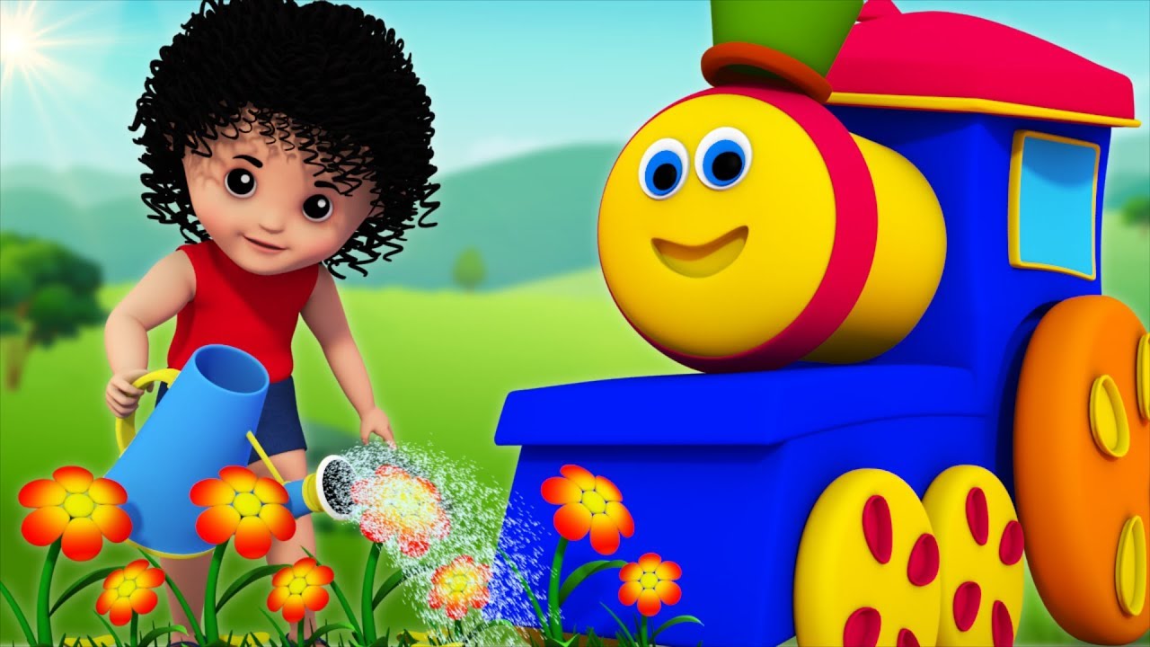 Mary Mary Quite Contrary | Bob The Train | Kindergarten Nursery Rhymes For Kids