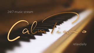 Calm Piano Music: relaxing study & focus music + (medium energy level)
