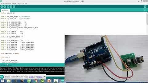 ESP8266 giao tiếp với Arduino  : Tạo 1 web server điều khiển led.