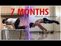 IMPRESSIVE FULL PLANCHE PROGRESSION :O -7 MONTHS (Real Dates)