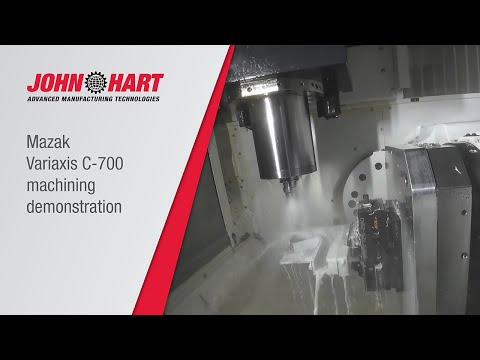 Mazak Variaxis C-700 machining demonstration
