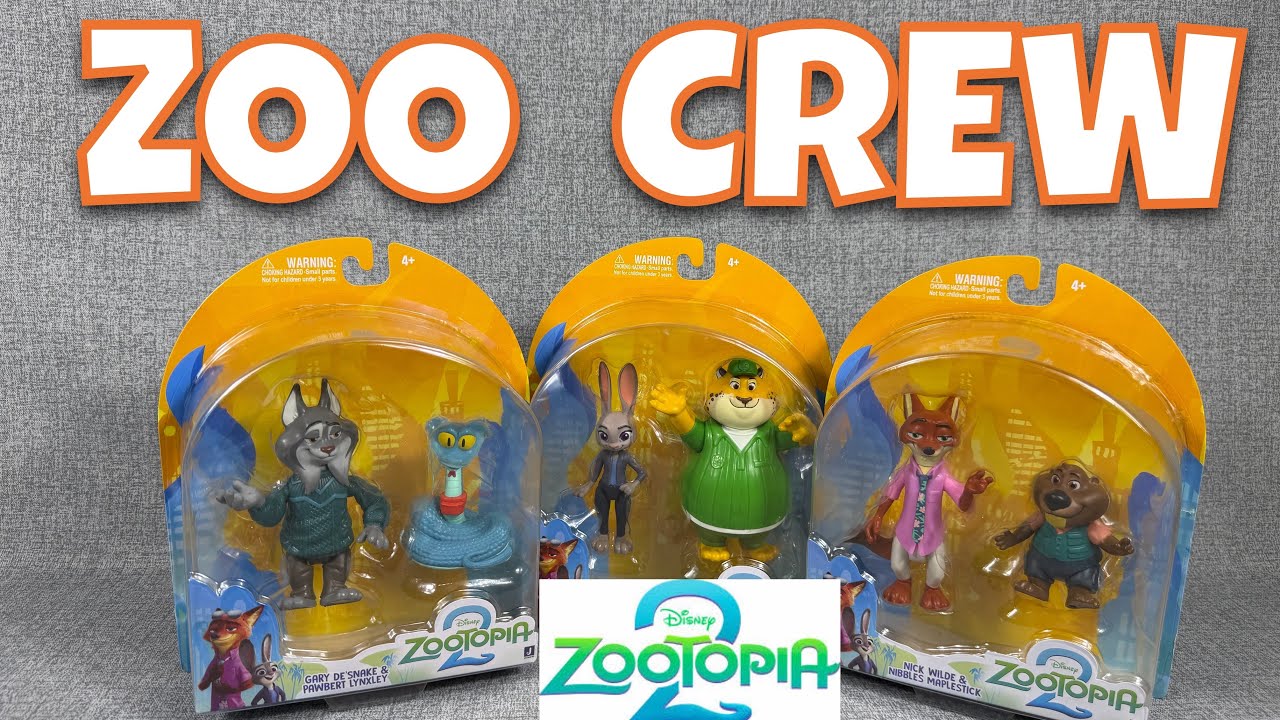 ZOOTOPIA 2 Action Figures Opening and Review - YouTube