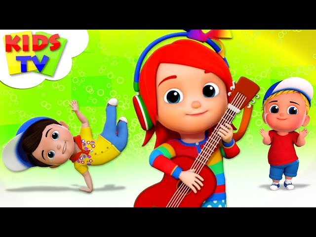 Funny cartoon scene suggesting even nursery rhymes look dramatic with dark HD backgrounds
