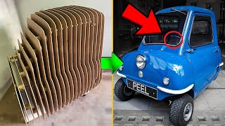 SECRET WAY TO BUILD SMALLEST CAR PEEL P50 | HOT WHEELS IN REAL LIFE FROM RC CAR