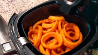 Philips 9220 Airfryer 2 75qt - first test Onion Rings