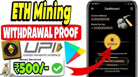 ETH Cloud Miner App Withdrawal Proof 🔥🤑 Ethereum Cloud Mining App Real Or Fake 💥💰 Crypto Cloud Miner