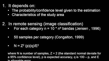 Field Methods in Remote Sensing: Planning and executing a field work 2