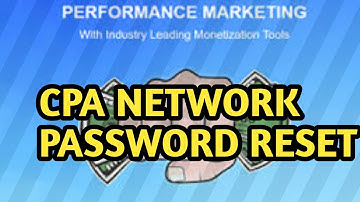 How to reset cpagrip and other cpa network password | CPA Marketing | Ordinary Marketer
