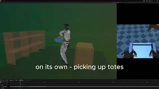 Unitree Humanoid Robot Picks and Places Industrial Totes Autonomously