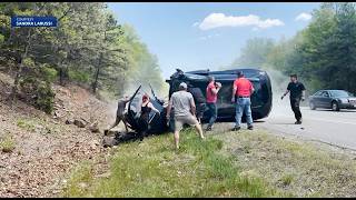 Cape Cod couple reunites with firefighter who rescued them from burning car