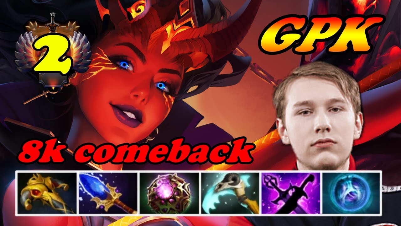 Gpk top 2 Queen of Pain 8k comeback endless Scream of Pain 7.33