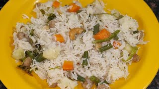 vegetable pulao in Telugu-vegetable pulao with coconut milk in Telugu-vegetable rice in Telugu
