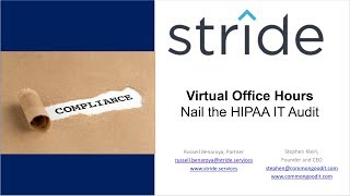 Nailing the HIPAA IT Audit