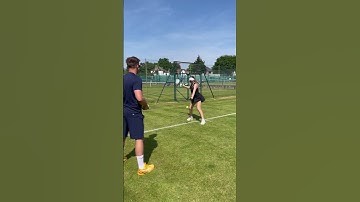 Drill for the importance of the non hitting arm in the preparation (coiling) of the forehand swing